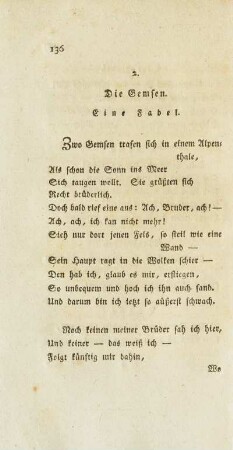2. Die Gemsen.