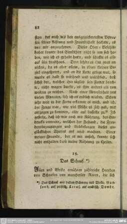 19. Das Schaaf