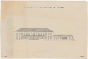 Haus des Reichspropagandaministers Joseph Goebbels, Berlin-Mitte: Gartenansicht 1:100