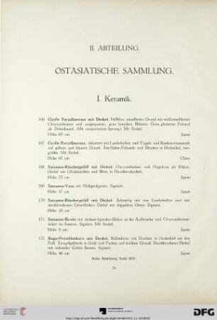 I. Keramik (Nr. 166-215)