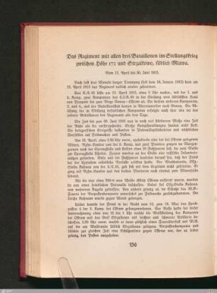 Das Regiment ... im Stellungskrieg zwischen Höhe 172 und Strzalkowo, südlich Mlawa