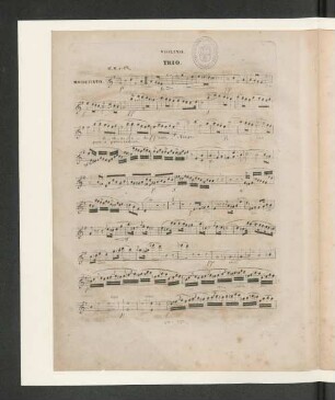 Violino. Trio.
