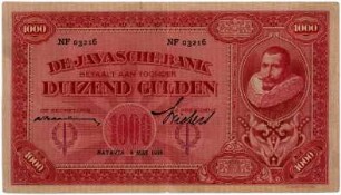 Geldschein, 1.000 Gulden, 8.5.1930