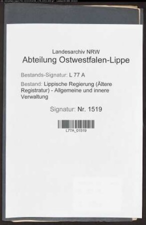Anstellung des Assessors August Eschenburg