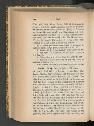 3291. Rost (Johann Heinrich Nicolaus)