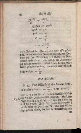 Die Ellipse.
