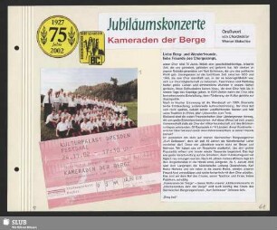 Fototermin vor dem Bergsingen am Kleinhennersdorfer Stein (Bild 1)