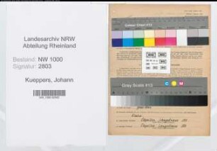 Entnazifizierung Johann Kueppers, geb. 08.08.1902 (Brandmeister)