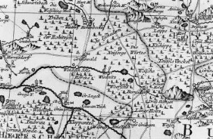 Wiednitz. Oberlausitzkarte, Schenk, 1759