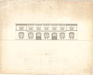 Speeth, Ferdinand; Herberge - Grundriss, Ansicht