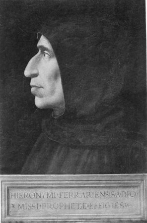 Bildnis des Priors von San Marco Girolamo Savonarola