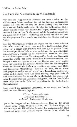 Rund um die Alsterschleife in Mellingstedt