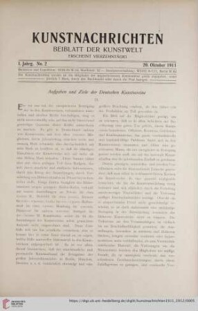 No. 2 (20. Oktober 1911)