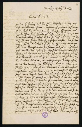 38r-39v, Brief 19: 19.08.1871