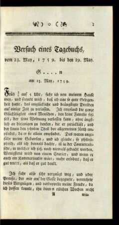 [G. W. Rabeners Freundschaftliche Briefe]
