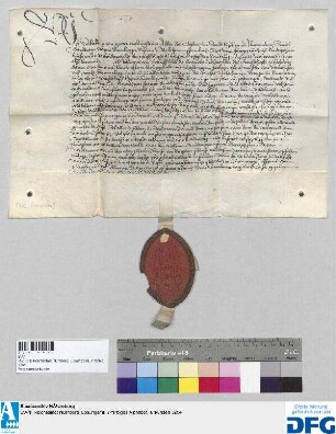 Sebaldus, Abt des Benediktinerklosters St. Egidien in Nürnberg, stellt ein Vidimus aus von der Urkunde d.d. 15. Oktober 1466.