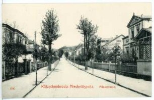 Kötzschenbroda. Alleestraße