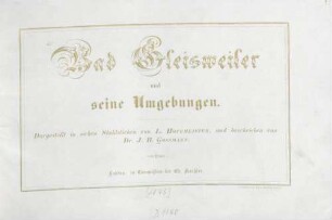 Bad Gleisweiler und seine Umgebungen