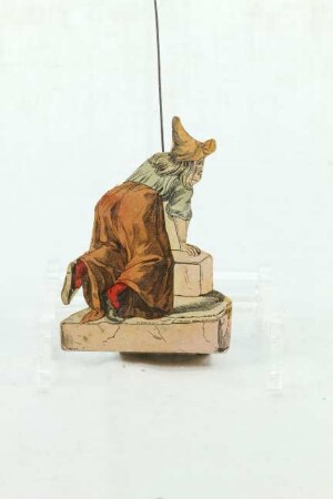 Wilhelm Bendow / Papiertheater / Spielfigur / Waldhexe aus dem Märchen Hänsel und Gretel
