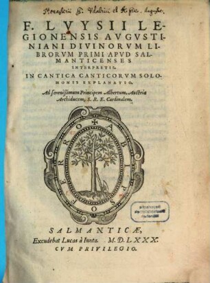 In Cantica Canticorum Salomonis explanatio