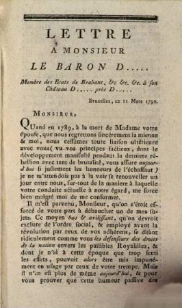 L' Aurore De La Félicité Des Belges En L'Avénement De François 1er Au Trone