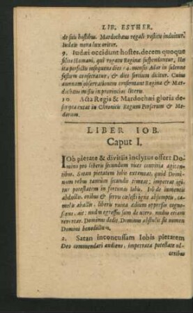 Liber Iob.