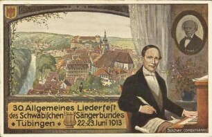 30. Allgemeines Liederfest des Schwäbischen Sängerbundes Tübingen 22.-23. Juni 1913