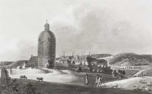 I. Prosp. vom Schloß Freyburg bey Naumburg