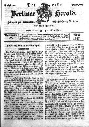 Nummer 55, Mai 1847