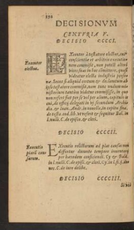 Decisionum Centuria V.