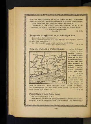 Zunehmende Kampftätigkeit an der italienischen Front.
