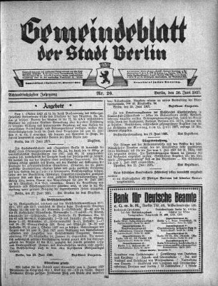 1927,26: Nr. 26, 26. Juni 1927