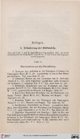 I: Erläuterungen der Hülfstafeln