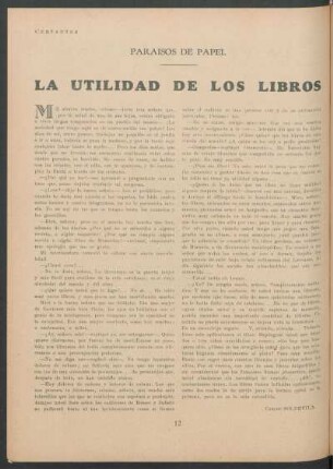 Paraísos de papel - La utilidad de los libros