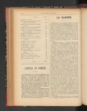La Guerre.