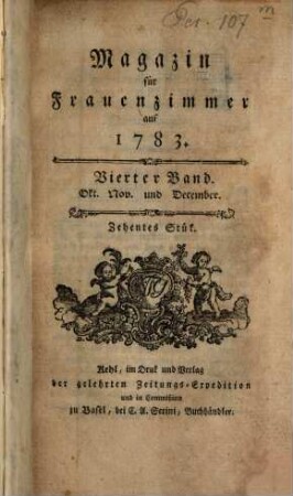 Magazin für Frauenzimmer. 1783,4