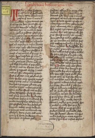 Legenden. Sermones. Johannes Calderinus [u.a.] - BSB Cgm 1115