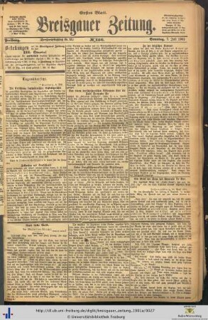 07.07.1901 (Erstes Blatt)