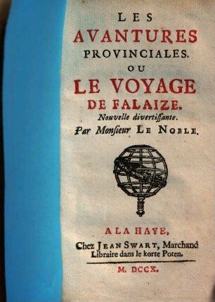 Les avantures provinciales : Ou le voyage de Falaise