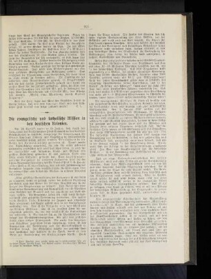 Die evangelische und katholische Mission in den deutschen Kolonien.