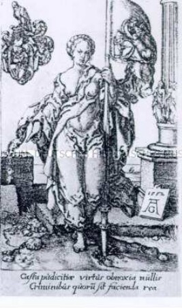 Die Keuschheit - aus der großen Folge "Tugenden und Laster" von 1552