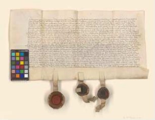 Kurfürst Johann, Markgraf von Brandenburg, verpfändet den Vorstehern der Kapelle in der Sebastiankirche 50 Gulden Jahreszins aus der Urbede der Städte Treuenbrietzen und Beelitz für 800 Gulden unter Bürgschaft beider Städte.