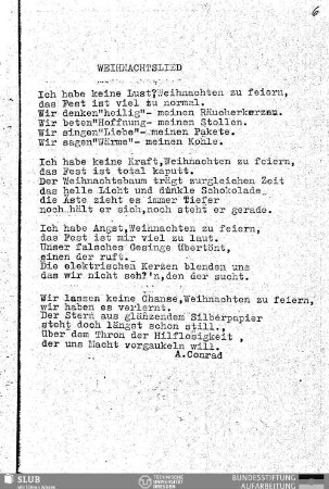 Weihnachtslied