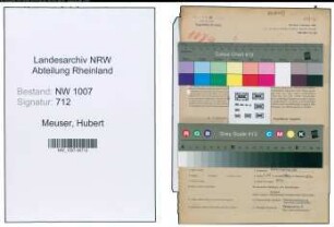 Entnazifizierung Hubert Meuser , geb. 04.05.1897 (Gastwirt)