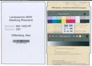 Entnazifizierung Alex Willenberg , geb. 08.06.1897 (Sekretaer)