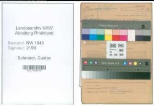 Entnazifizierung Gustav Schroeer , geb. 14.05.1903 (Krankenpfleger)