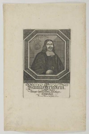 Bildnis des Paulus Friedlein