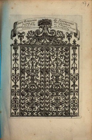 Liure Nouueau de Serrurerie