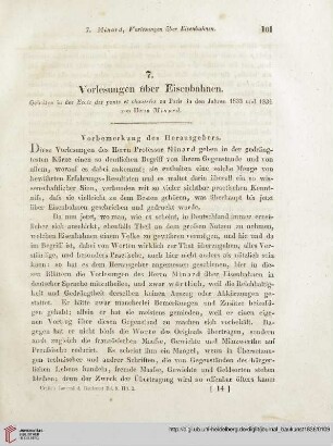9: Vorlesungen über Eisenbahnen