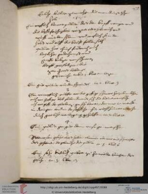Register zu Pulvern / Fol. 84r-89v nicht digitalisierte Leerseiten